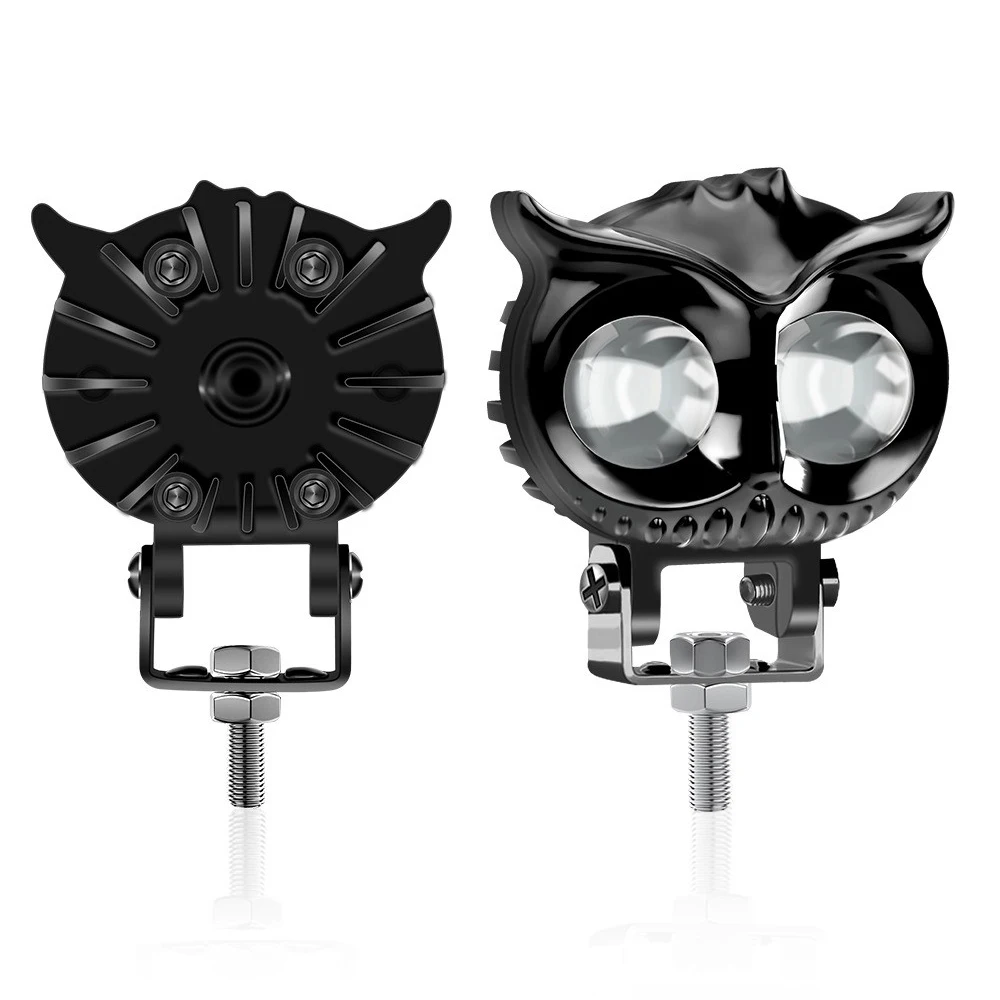 

Motorcycle Lights Car LED Spotlights Two-color Owl Headlights High Low Beam Electric Vehicle Headlights for Trucks/motorcycles