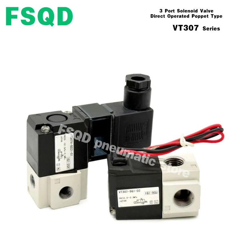 VT307 VT301V-5G1 5D1 5DZ1 5D 5DZ 5G 5DO1-01 02 01F-F-Q  3-Port Solenoid Valve VT Series  pneunatic tool