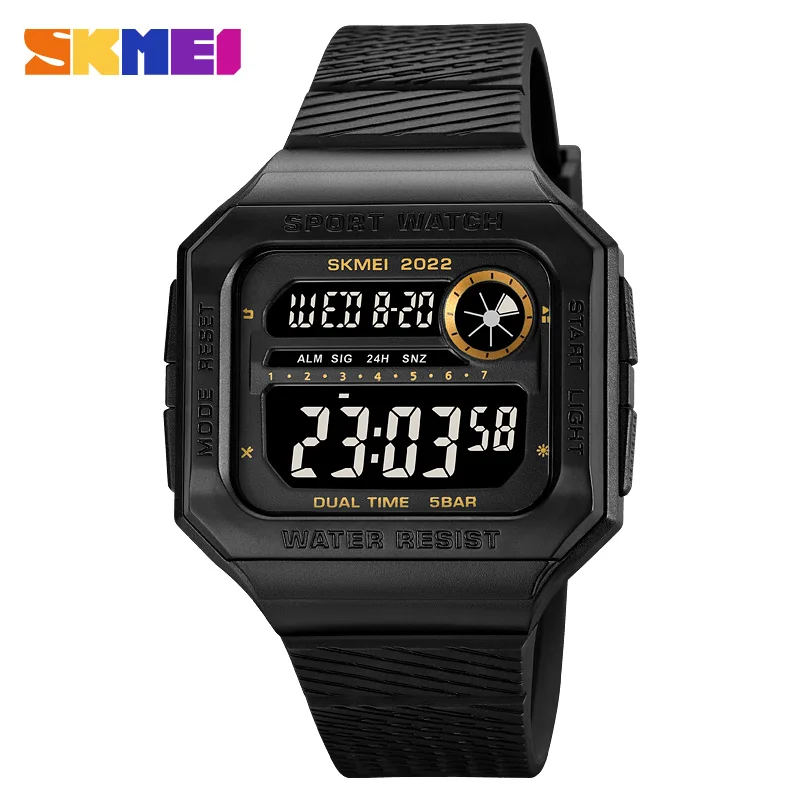 

SKMEI 2022 Waterproof Military Countdown Calendar Mens Electronic Wristwatches Clock montre homme Digital Sports Men Watches