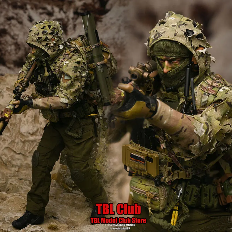 In Stock Easy&Simple ES 26063 1/6 Scale Male Soldier 10th Special Group Reconnaissance Force Full Set 12inch Action Figure Doll