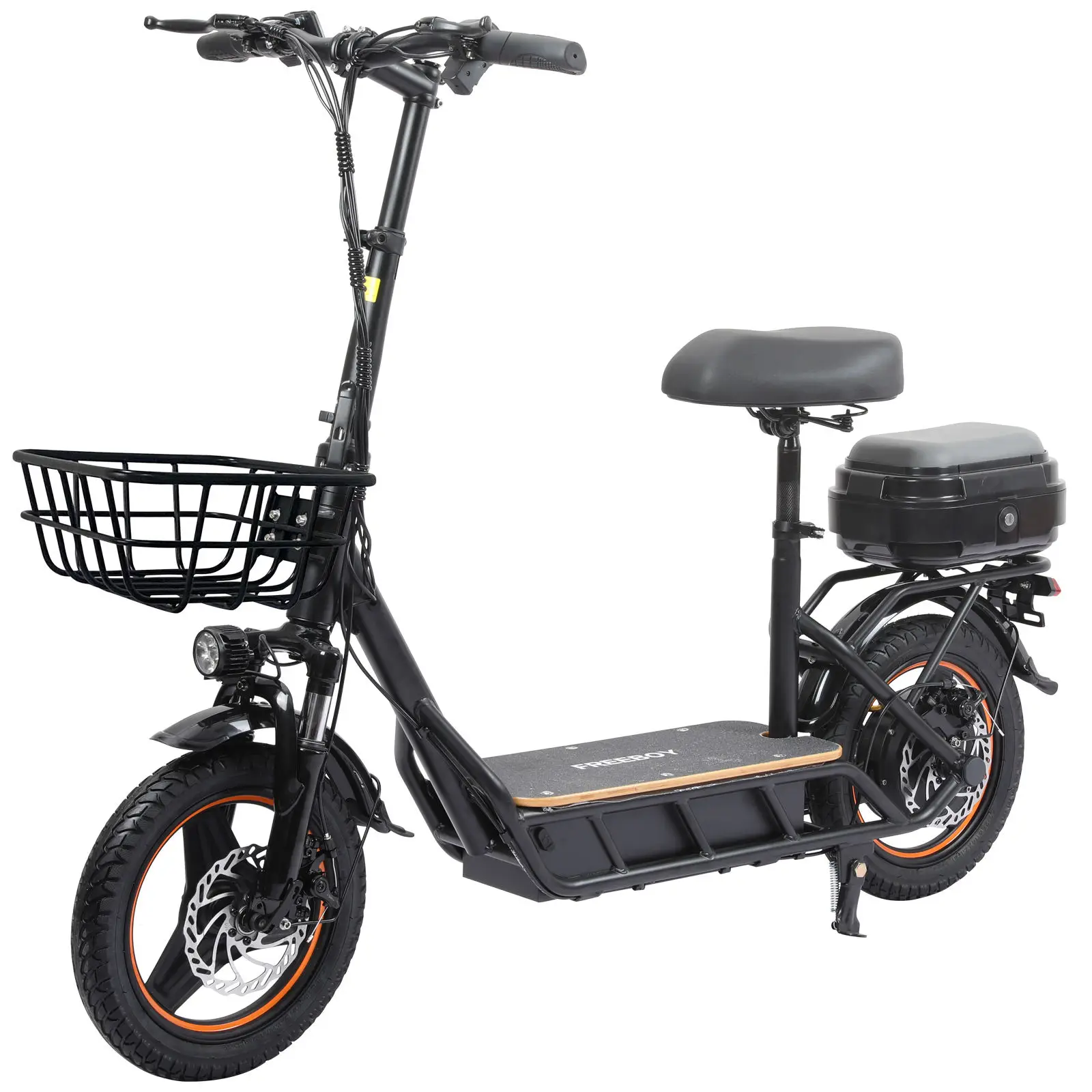 

Electric Scooter for Adults 750W 48V 18AH Battery 14 Inch Tires City Commuter E-Scooter Long Range with Storage Basket