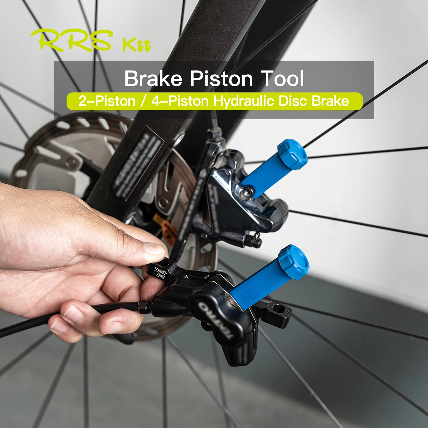 

RRSkit Bike Oil Disc Piston Reset Tool Non-destructive Reset Universal Bicycle Repair Tool Carbon Steel Piston Repair Tool