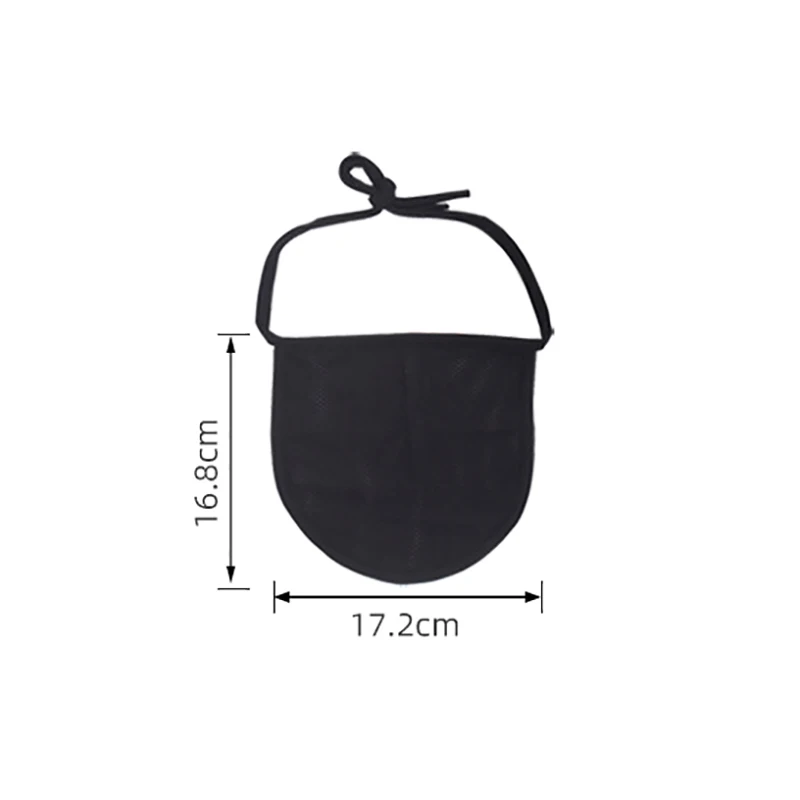 16.8*17.2cm Tracheal Cannula Shield Tracheostomy Tube Wind Cap Dust Cover Black White Tracheostomy Tube Cover