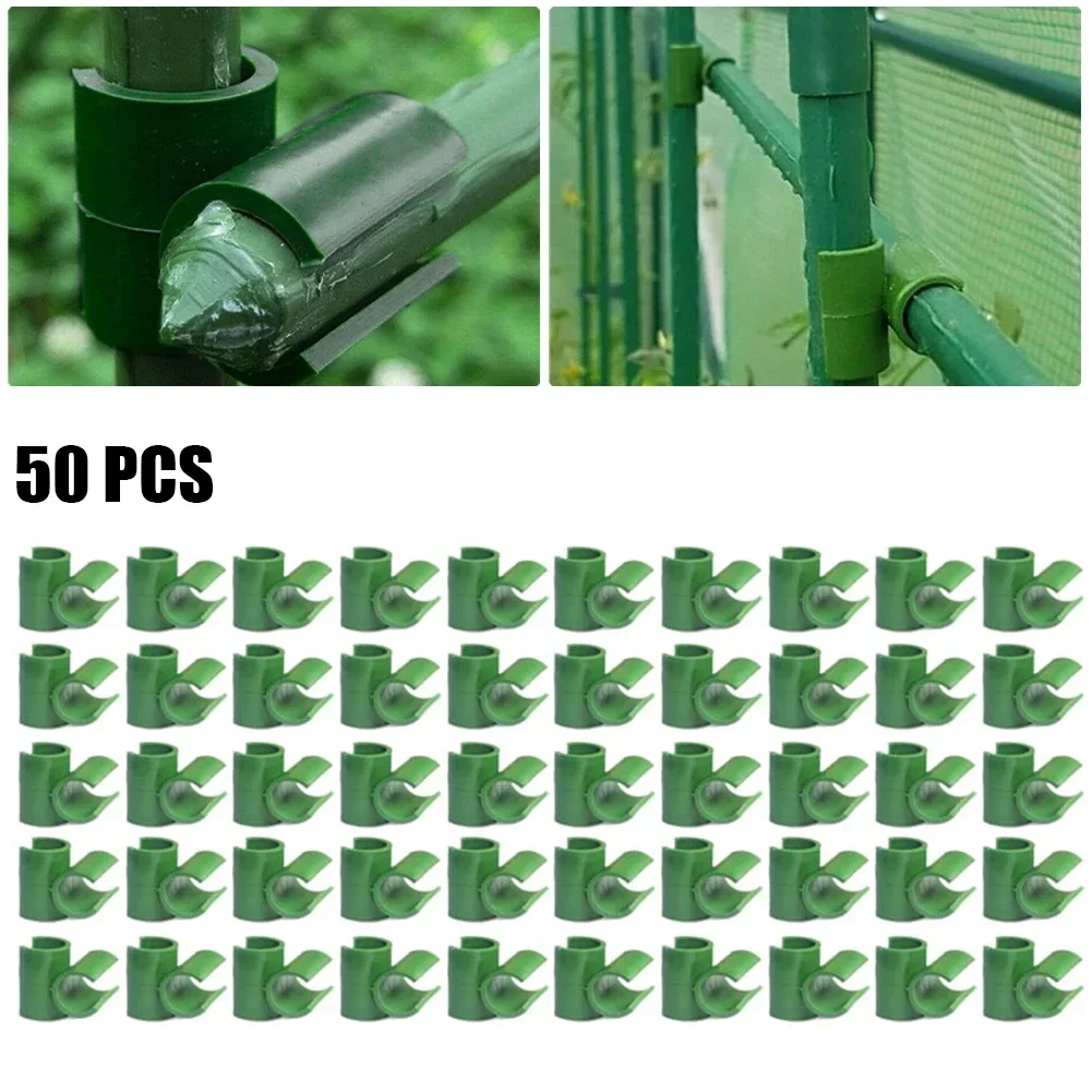

Cross Buckle Fixing Connector Stake Tool Climbing Clip Garden Green Household Orchards Plant Plastic Replacement