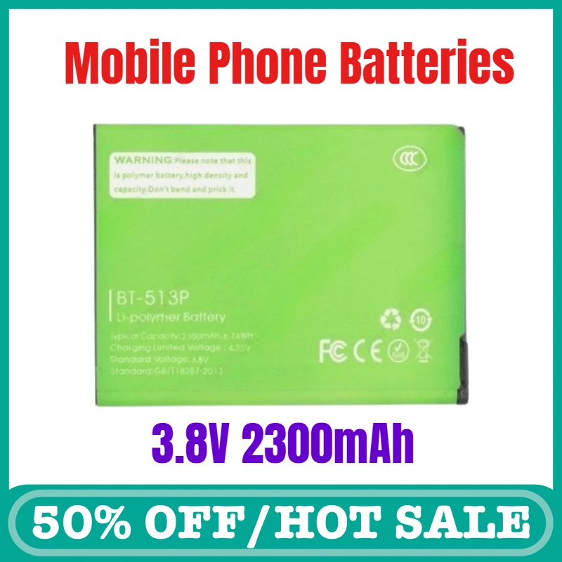 Для Leagoo BT-513P аккумулятор 3,8 В 2300 мАч аккумуляторы для мобильных телефонов