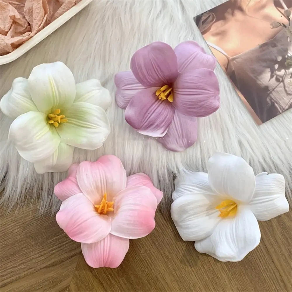 

Cloth Simulation Flower Hair Clip Bohemian Style Seaside Vacation Headwear Tulip Flower Hairpin Duckbill Clip Korean Style