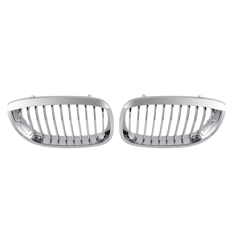 

for - E46 3 Series Coupe Cabriolet 2-Door 2003-2006 Front Hood Center Kidney Grille Grill (Chrome, Single