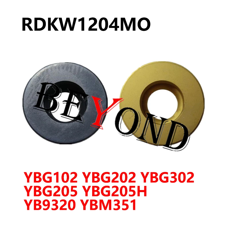 

R6 100% оригинальный RDKW1204MO YB9320 YBG102 YBG202 YBG205 YBG302 YBM251 YBM253 YBM351 карбидные вставки фреза RDKW 1204 CNC