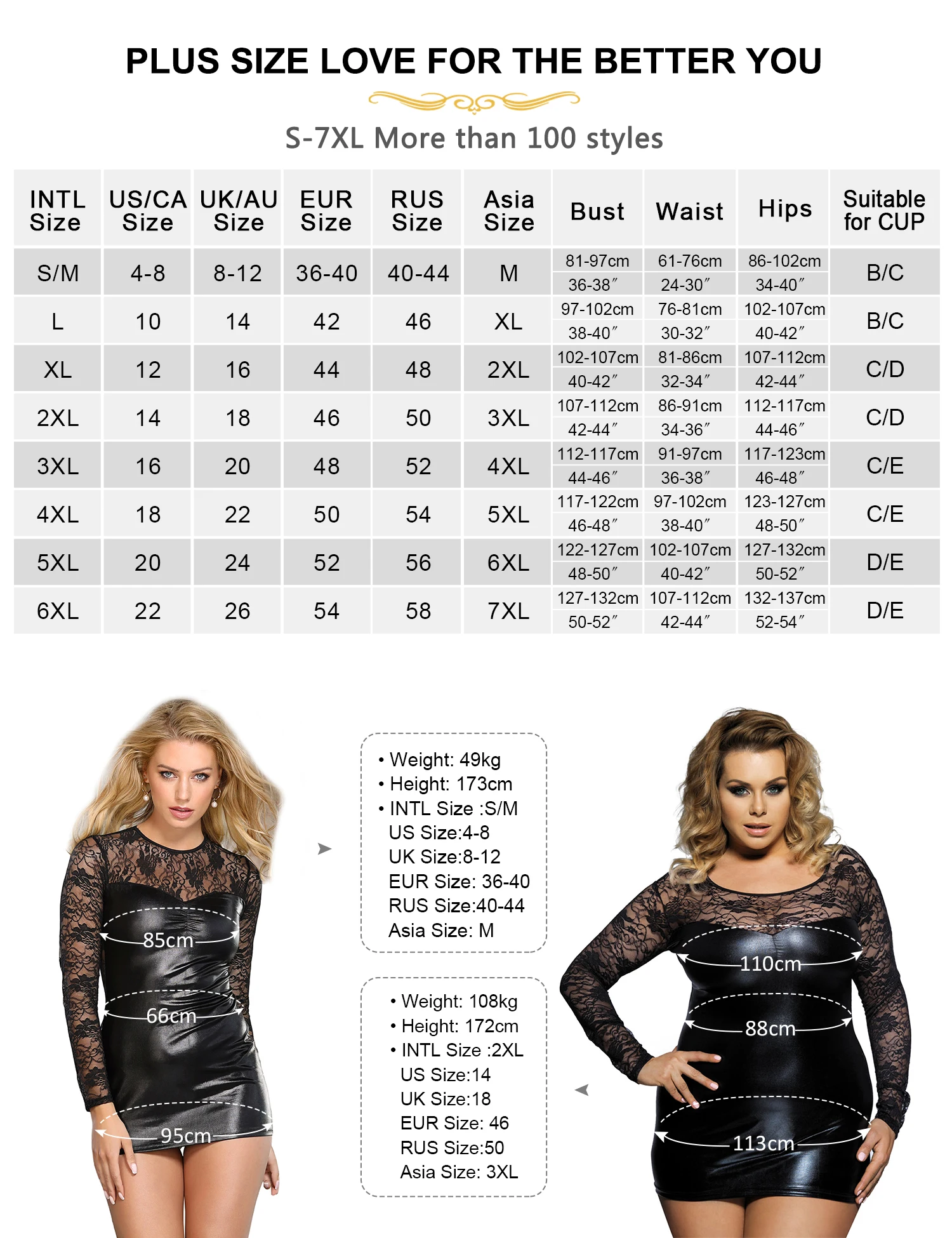 Ohyeahlady Women Sexy Leather Nightgown Lingerie Plus Size 7XL Bodycon Dress Long Sleeve Transparent Back Clubwear Lace Babydoll