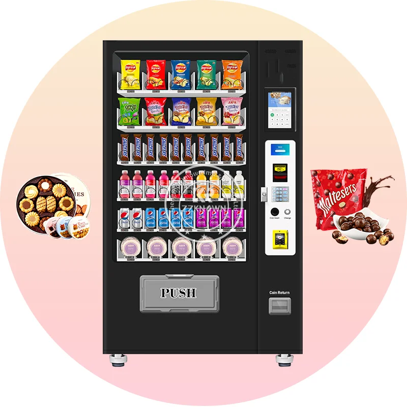 Automatischer Smoothie-Pommes-Frites-Verkaufsautomat für Lebensmittel und Getränke, Getränke-Ramen-Verkaufsautomat, Aufzug, Selbstbedienungskiosk