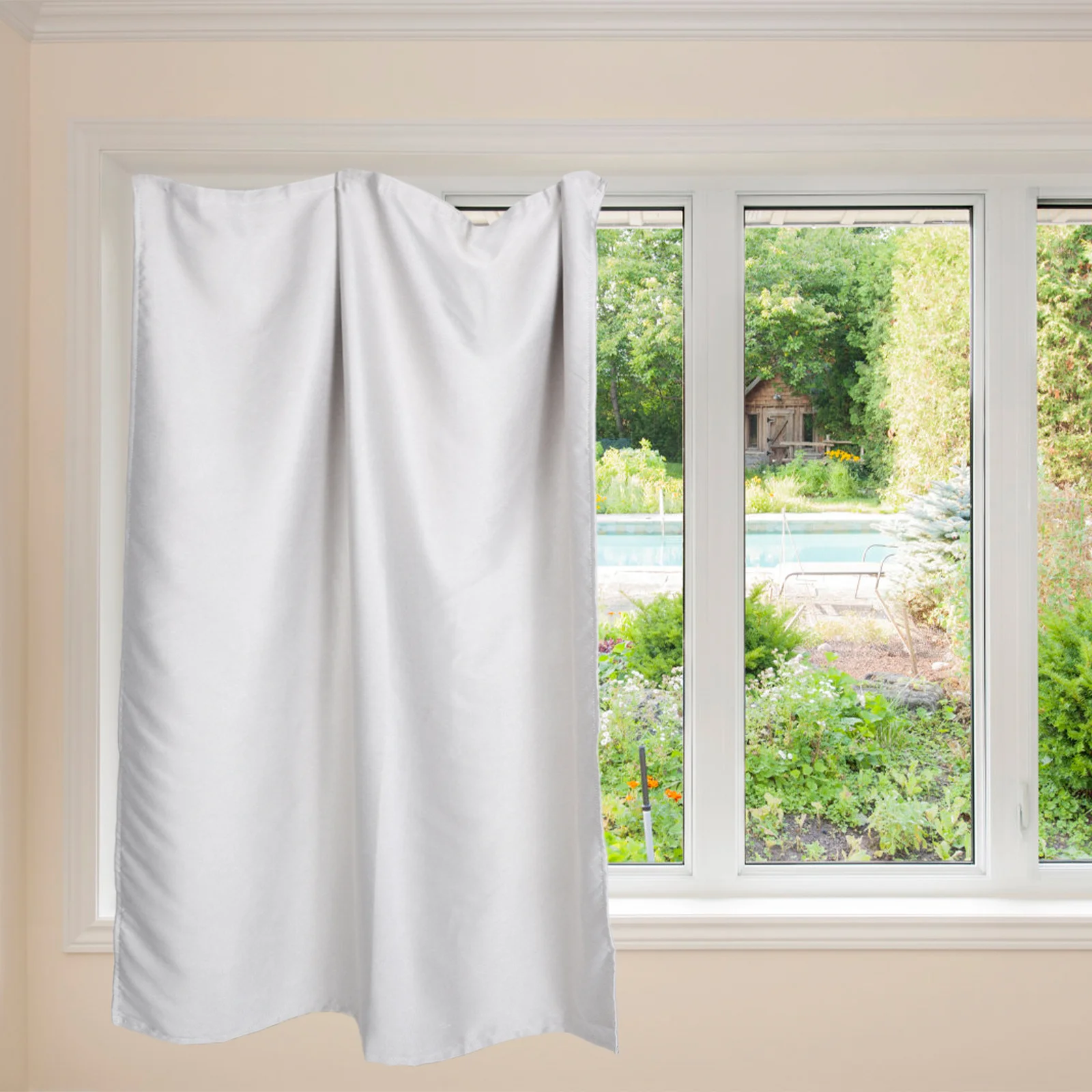 암막 커튼 자가 접착식 빛 차단 창문 커튼 침실 유아실 거실 호텔 방 암막 필앤스틱