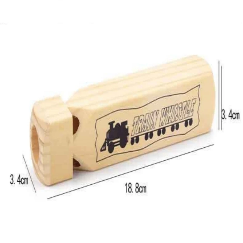 صافرة قطار خشبية للأطفال ، أدوات تعليمية للآباء والأطفال ، آلات موسيقية كرتونية ، رياض الأطفال التعليمية