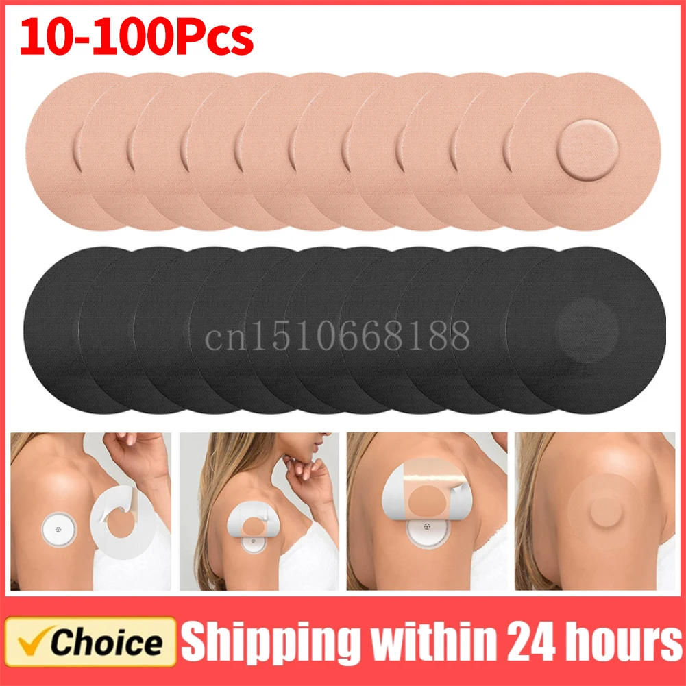 10-100Pcs Freestyle Libre Patches Sports Sensor Stickers Breathable Waterproof Adhesive Patches Overpatch Tape for Climbing