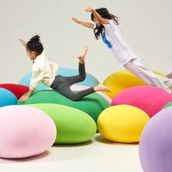 Colored Floor Pillows Pebble Candy Stone Pillow, Activity Children's Room Cushion, Colored Sofa Pillow, Home Decoration
