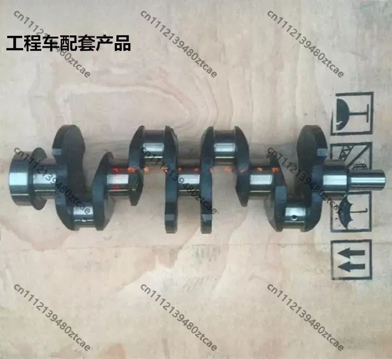 Crankshaft Replacement Parts Compatible K4100D 4102 ZH4105 490 Diesel Loader Motor