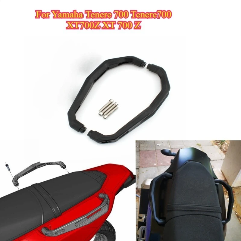 Motorcycle For Yamaha Tenere 700 Tenere700 XT700Z XT 700 Z  Passenger Rear Grab Handle Seat Hand Handle Grab Bar Rail