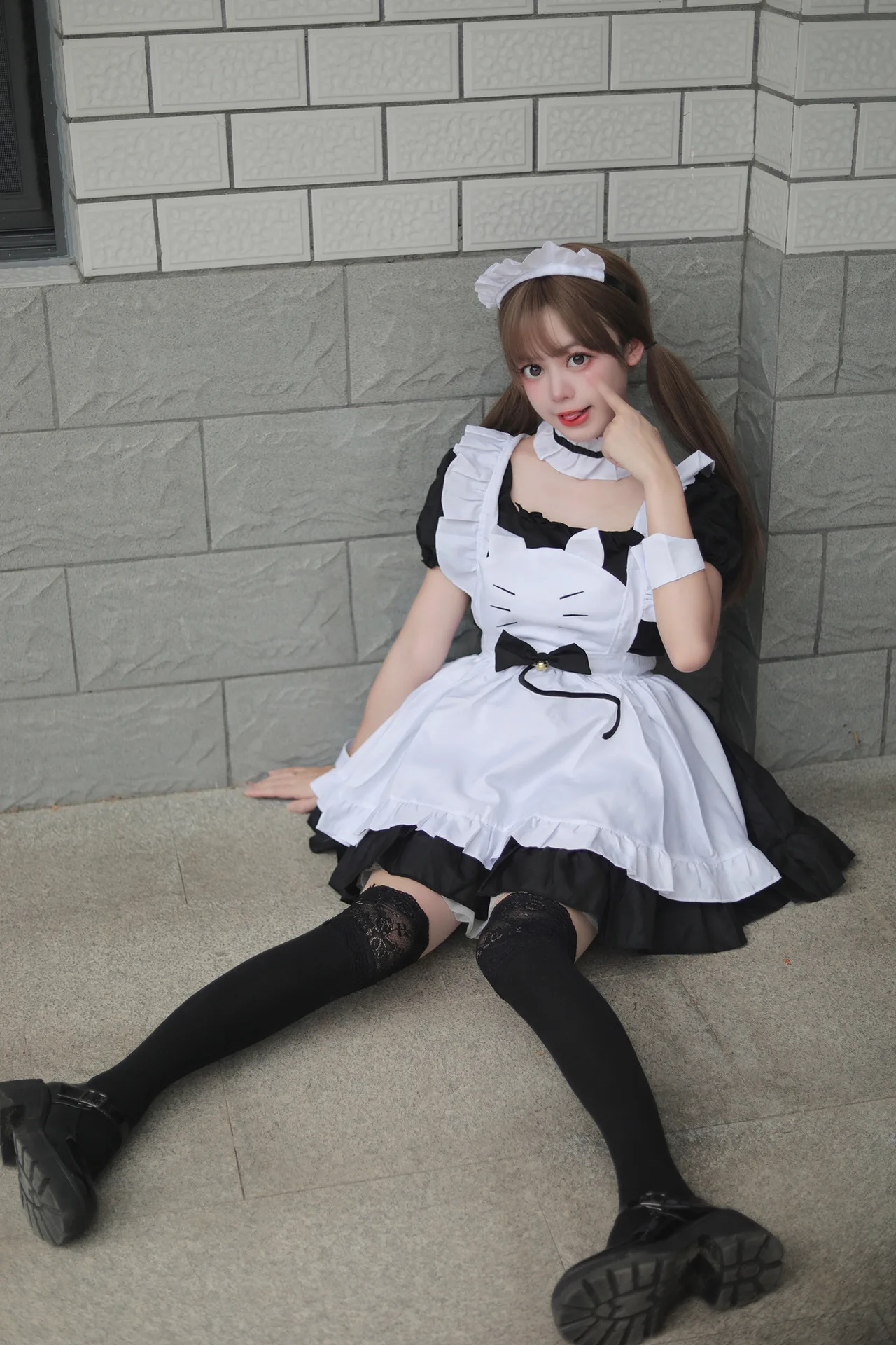 Tamanho grande doce japonês lolita empregada cos quadrado pescoço manga curta vestido menina verão nova cintura alta redução de idade vestidos bonitos