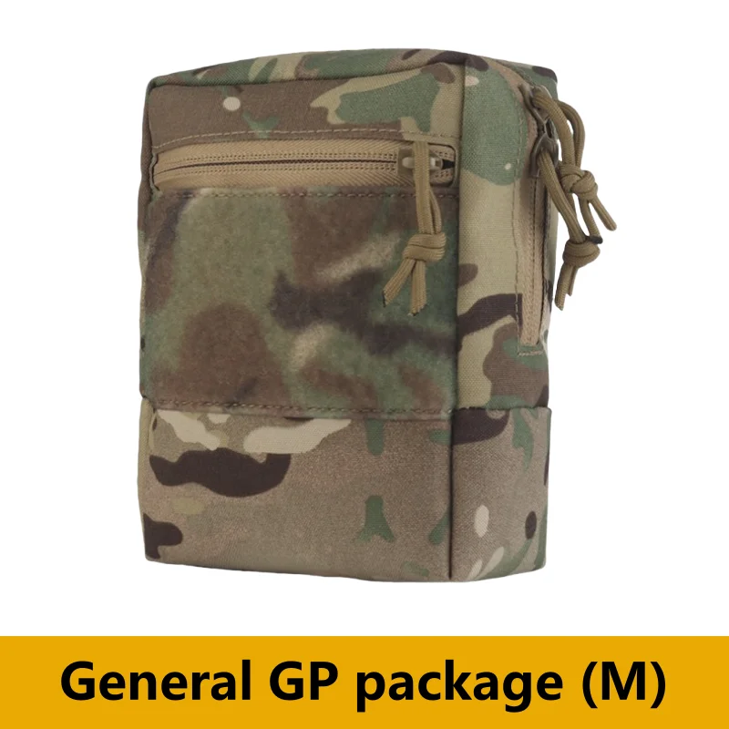 Universal GP Sub Package (M) MOLLE Mounting Package With Hook And Loop Velvet Design Multifunctional Large Storage