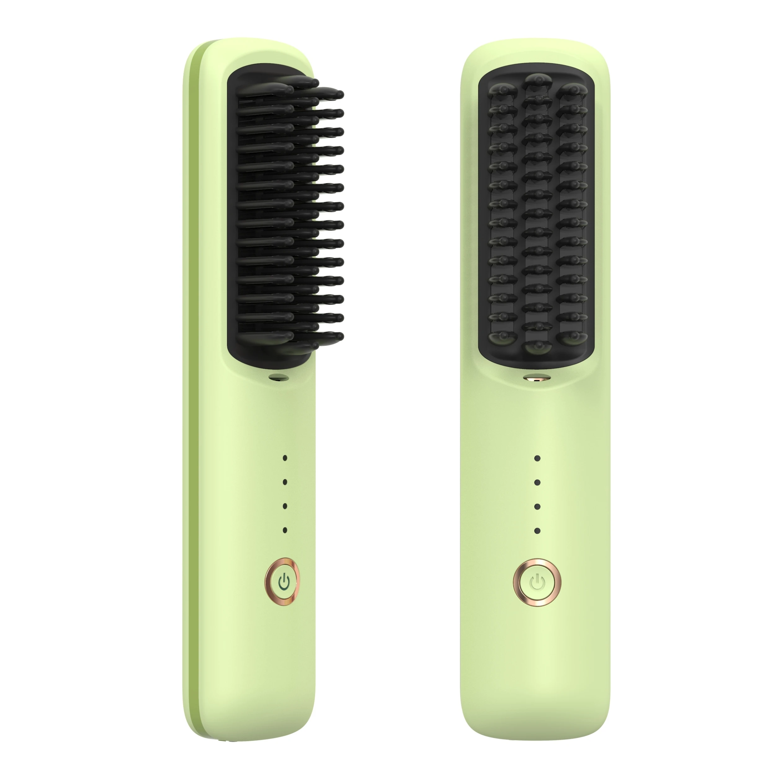 Portable Ceramic Wireless Hair Straightener Brush Cordless Ionic Comb USB Rechargeable Battery Hotel Use Household Travel Hair