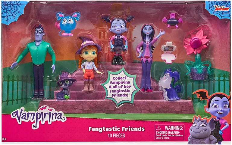 10pcs Vampirina anime figures Vampire girl  Nana action figure Room Decoration halloween Ornament Christmas Gift For Kids Toys