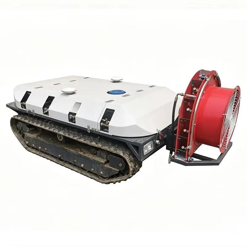Professional  Powered Motor Agricultural Sprayer Robot 300L Capacity 8 Nozzles 6-8m Spray Range Remote Control Crawler