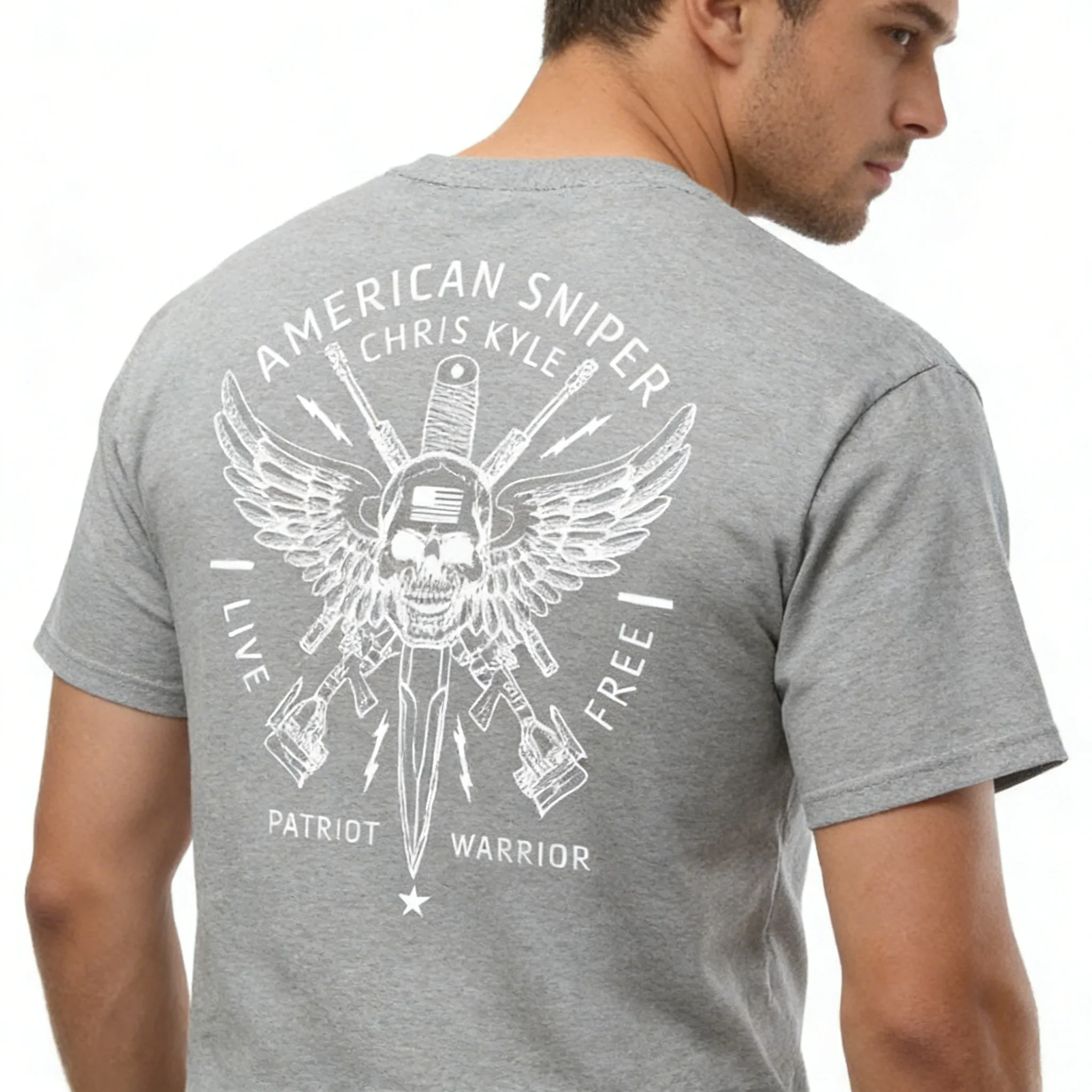 Hardman Club Howitzer Replica Military Themed Printed Round Neck Short Sleeved Men's T-shirt