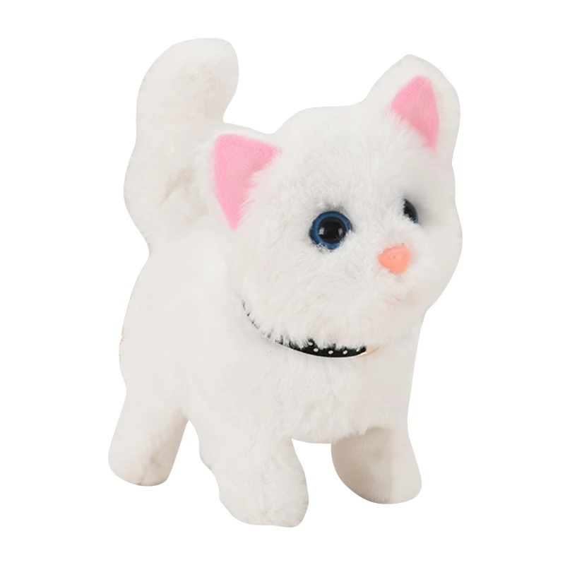 Jouet électronique pour chat en peluche, robot pour animal de compagnie, course à pied, queue d'animal secouée, jouets électriques mignons pour enfants, anniversaire