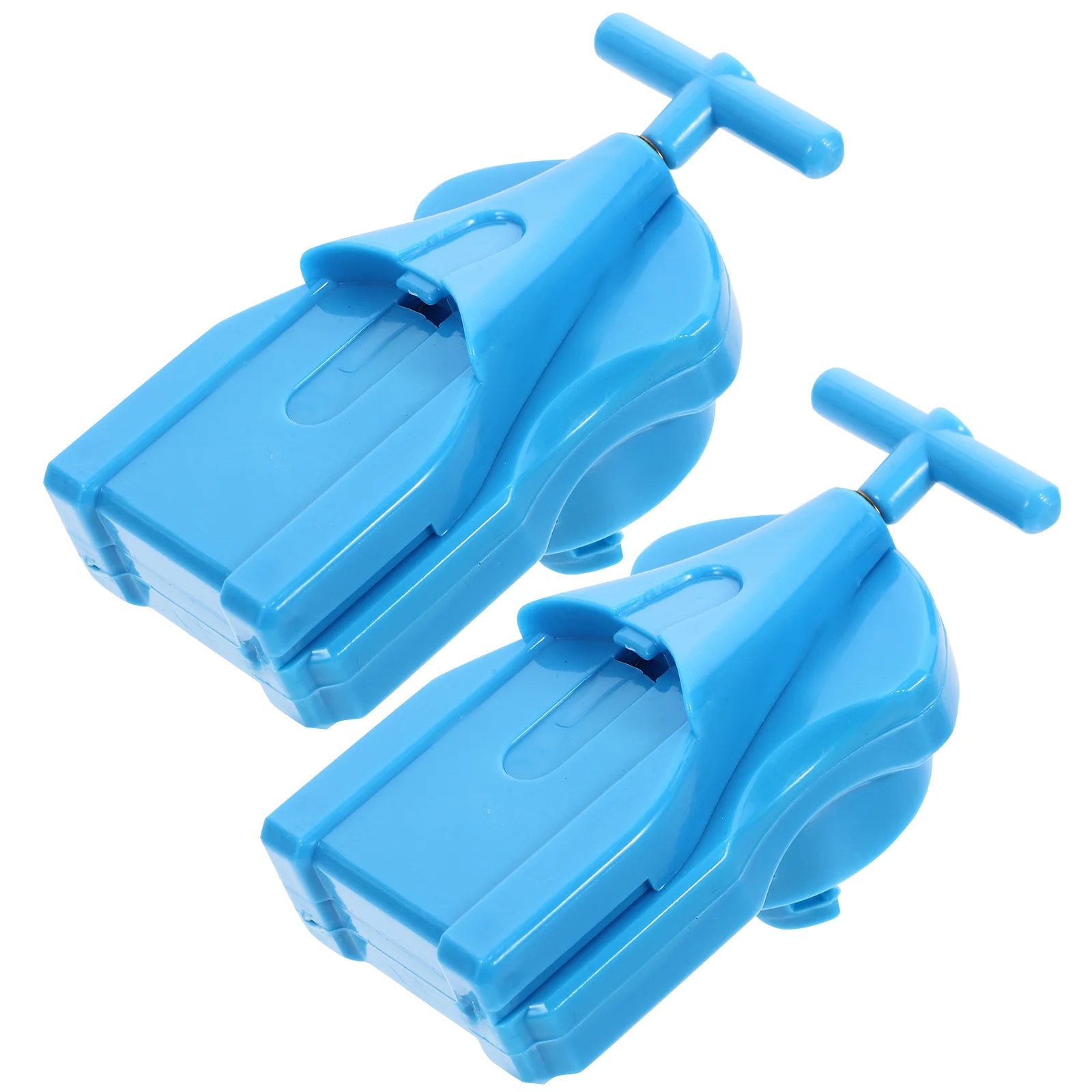 2 Pcs Gyro Launcher Kids Toys Tops Burst Accessories Spinning for Plastic Small Child