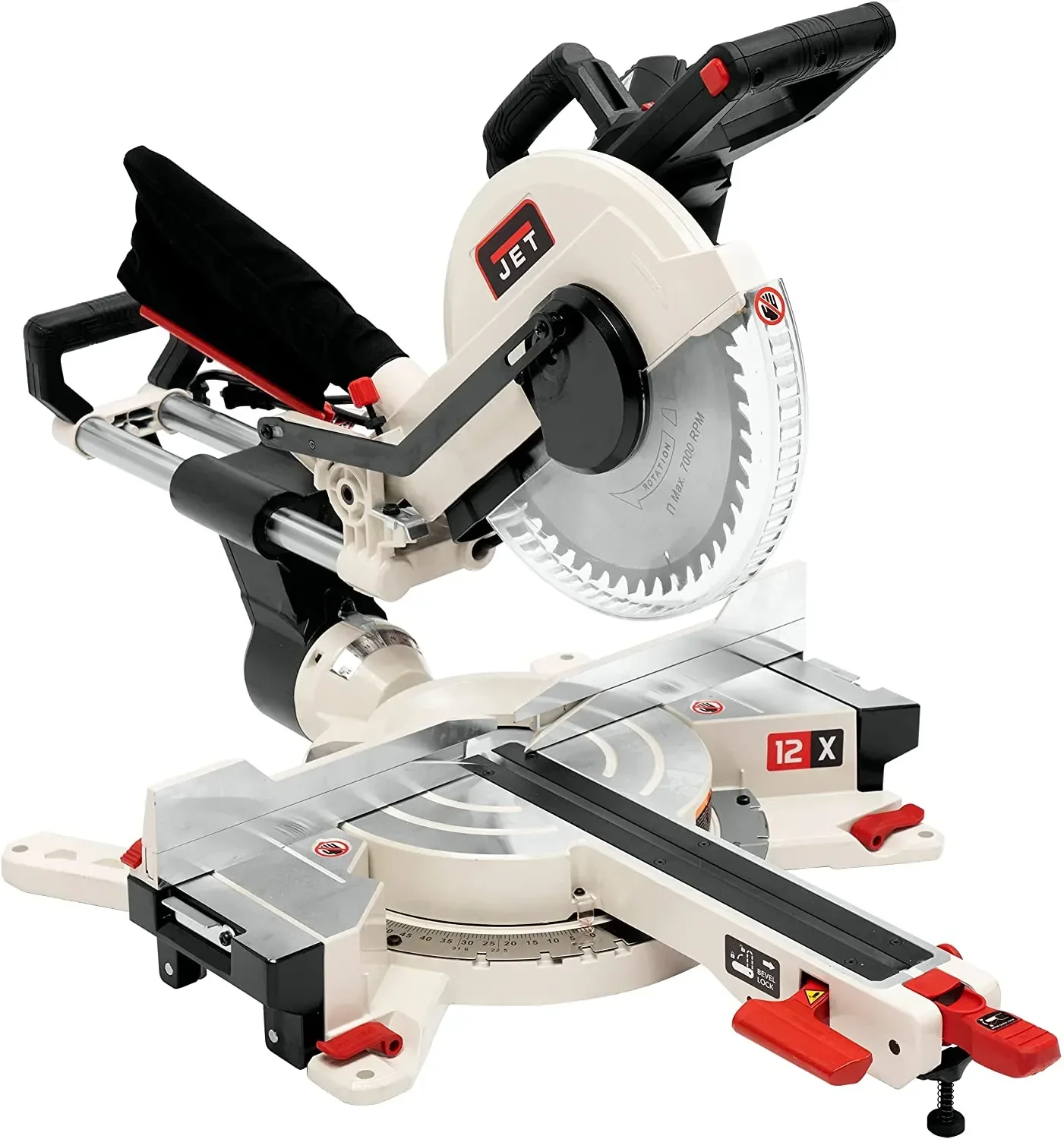 New JET JMS- Sliding Dual-Bevel Compound Miter Saw (707212) Canvas Painting Plate JET JMS