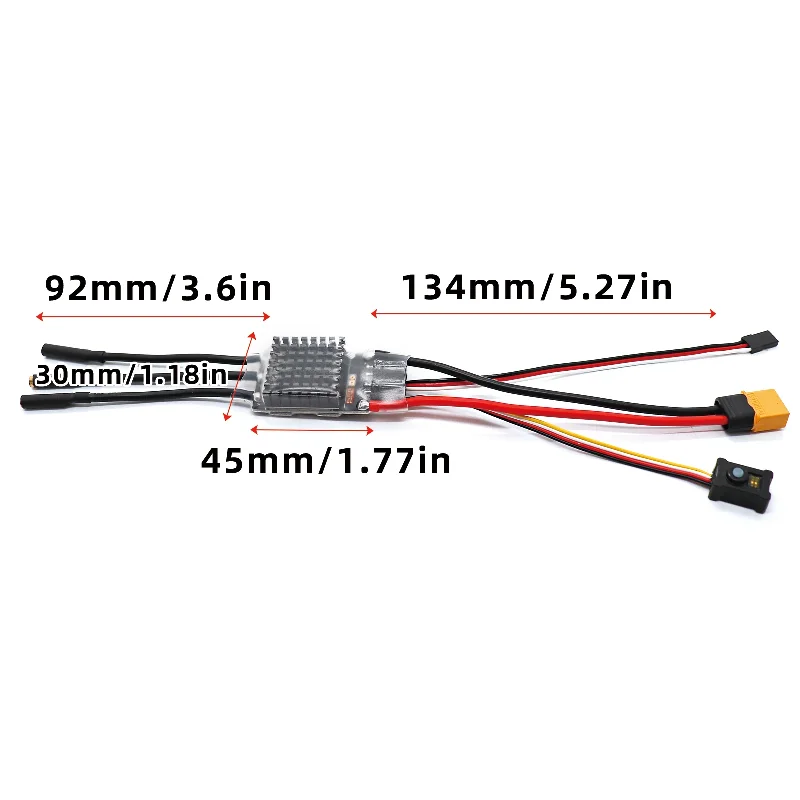 RC Crawler AM32 ESC 80A ESC Power System Brushless Motor Combo RM-S20 Combo 80A ESC for RC CAR Axial SCX10 Traxxas TRX-4 TRX-6