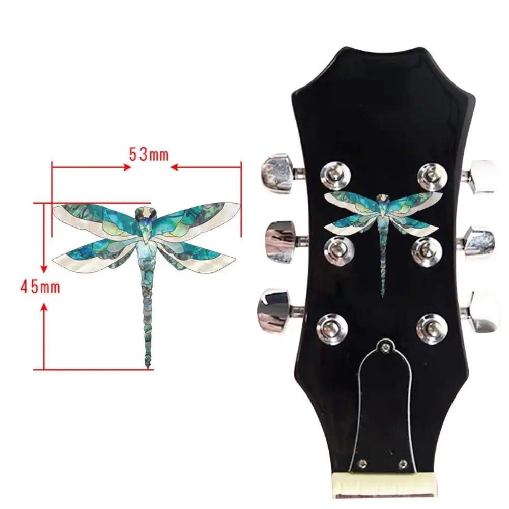 Nieuwigheid Gitaar Hoofd Sticker PVC DIY Gitaar Paneel Sticker Inlay Sticker Personaliseer Gitaar Kop Decal Gitaar Beginner Geschenken