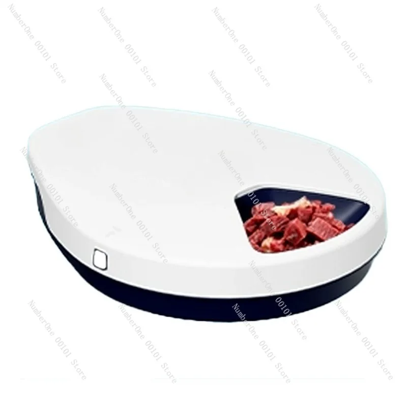 Timed Refrigerator Automatic Pet Feeder,Semiconductor Cat Food,Wet Food Refrigeration with Constant Temperature IceBox Pet Meals