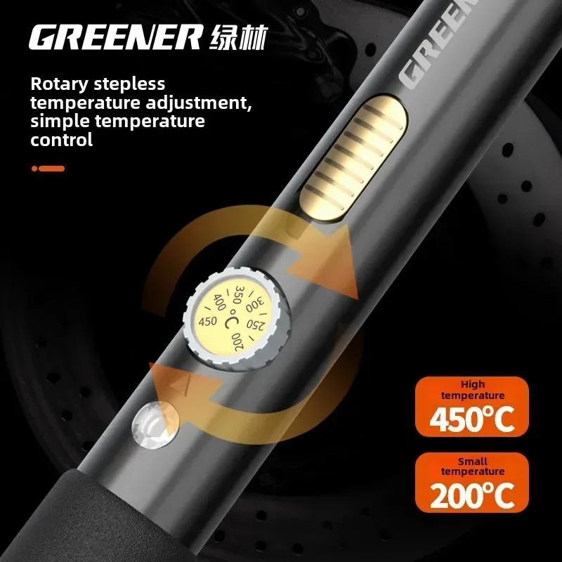 Kit de ferro de solda elétrico profissional 220V com interruptor para reparos e soldagem doméstica