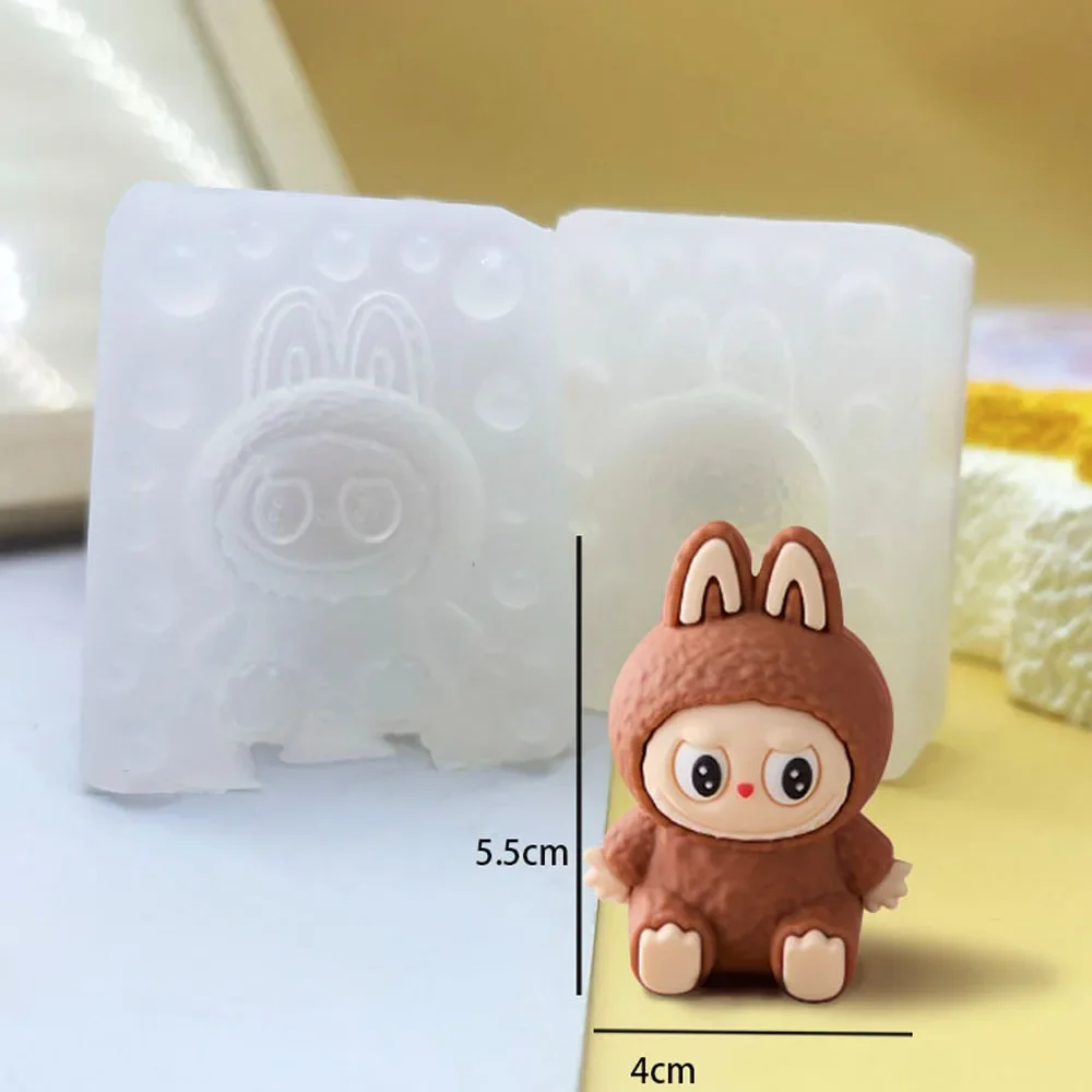 قالب سيليكون لابو ثلاثي الأبعاد رائع لصنع الشموع/الصابون بنفسك من لابوبو، طقم ديكور عطري، لوازم هدايا عيد الميلاد