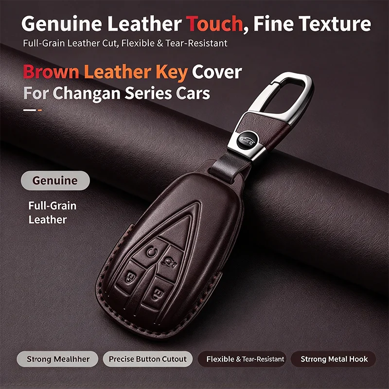 Car Key Case Cover Key Fob Shell For Changan CS75 Plus CS55 Plus Eado CS35 Plus Oshan X5 X7 UNI-T