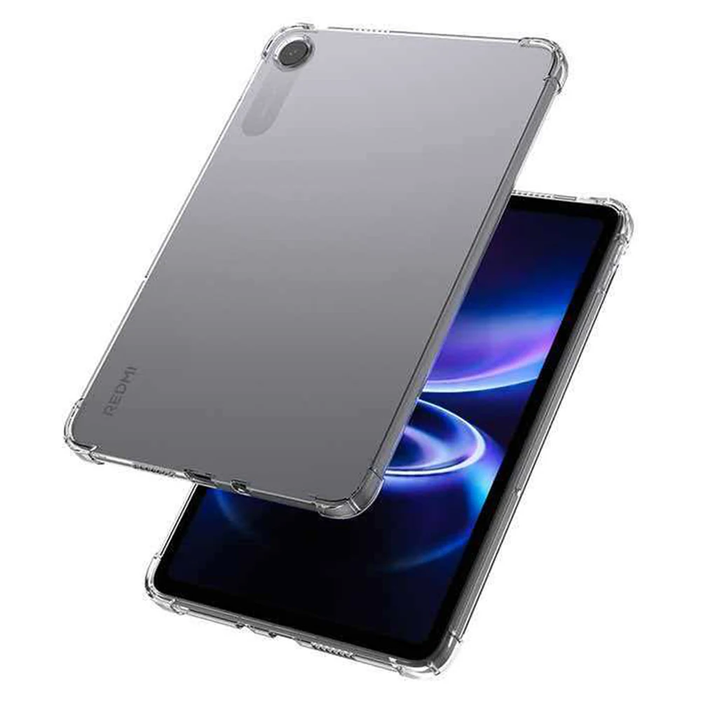 For Xiaomi Redmi Pad 2 9.7 / Pad 2 SE Case Four Corner Shockproof Clear Tablet TPU Cover - Transparent