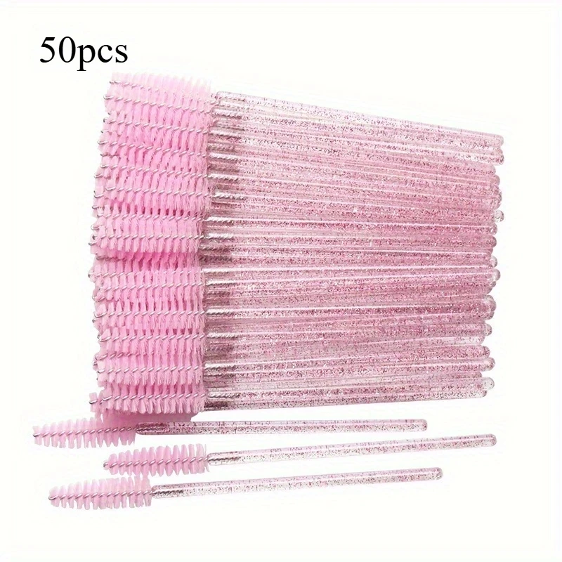 100개의 아이 블랙 눈썹 브러쉬 세트는 방수 기능이 없으며, 아이섀도우 및 마스카라 연장 도구에 적합하며, 탄성 섬유가 없습니다.