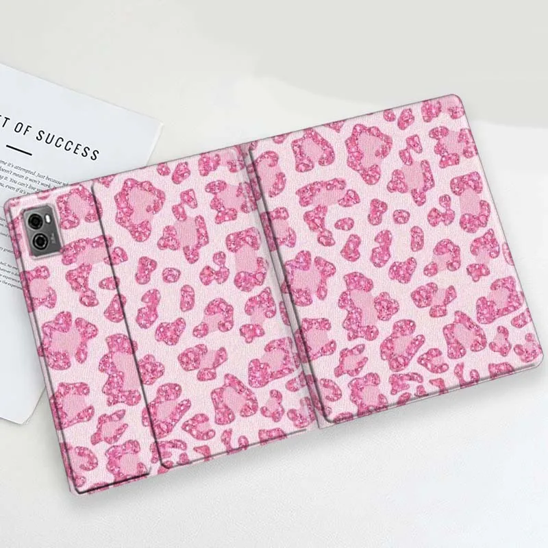 Cartoon Leopard Print Pink Glitter For Lenovo Xiaoxin Lenovo Tab Pad Pro Plus GT K10 P11 M10 Legion Y900 Y700 Inch Tablet Case