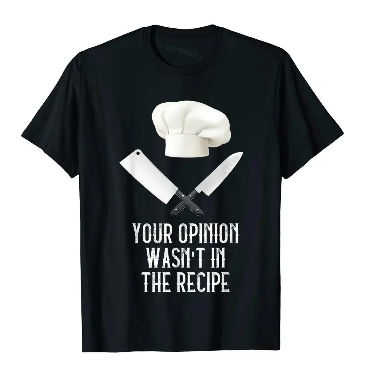 Ihre Meinung war nicht im Rezept Gastronomie lustige Koch T-Shirt Tops Shirts angepasst Japan Stil Baumwolle Erwachsenen T-Shirts England