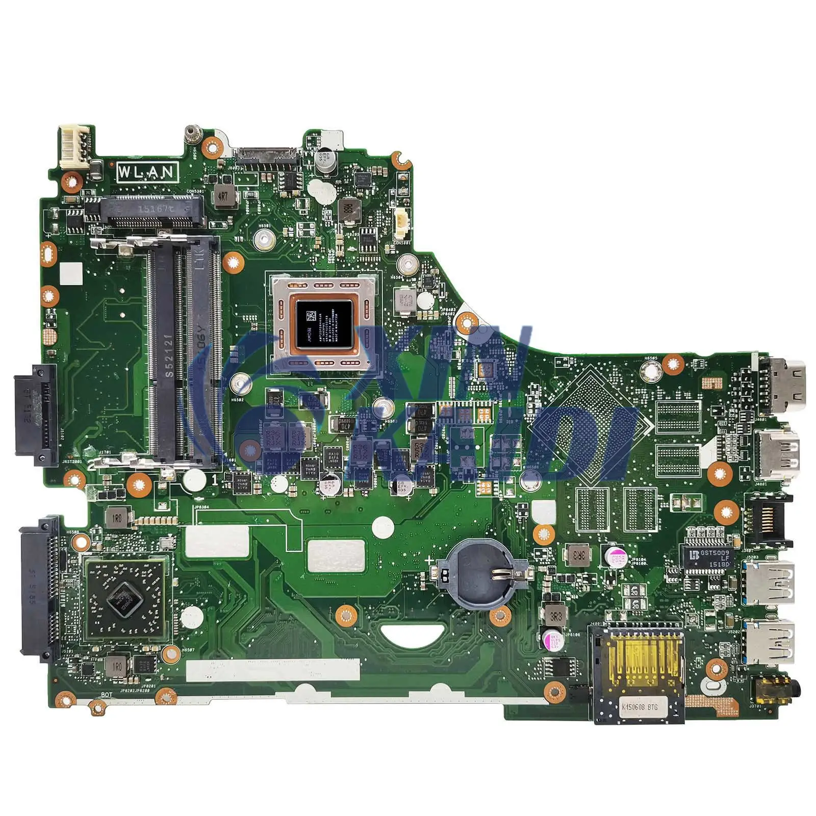 Imagem -03 - Placa-mãe para Laptop para Asus Mainboard para X550za X550ze X550z X750z K550z Vm590z A555z X750dp a8 A10 Fx7600pf X7500p Lvds Edp