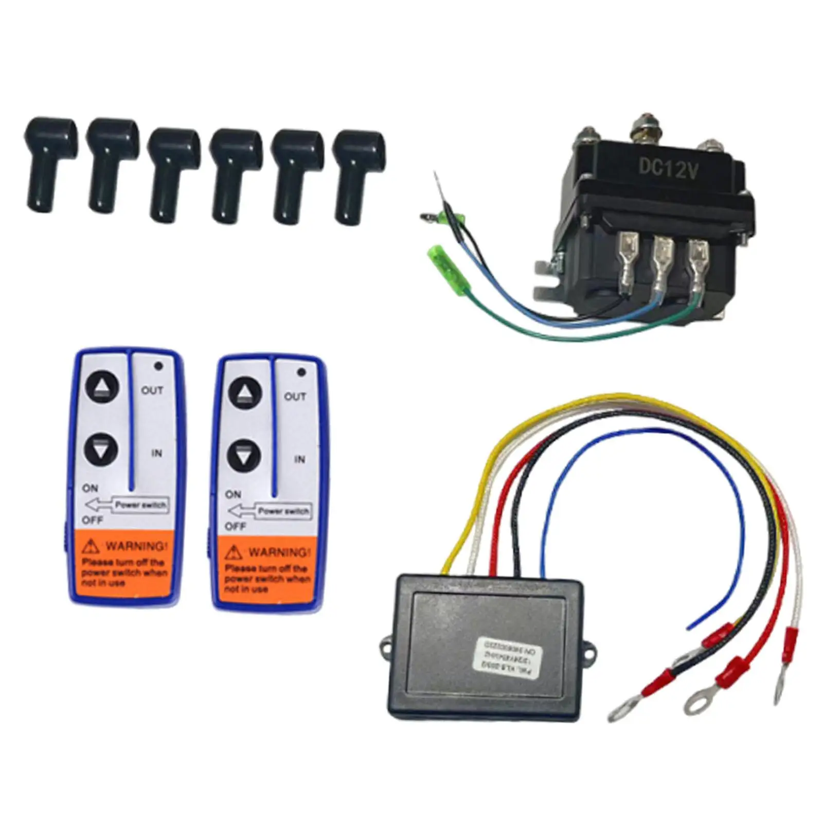250A 12V Winch Solenoid Relay Kit Accessories Spare Parts Sturdy Replacement