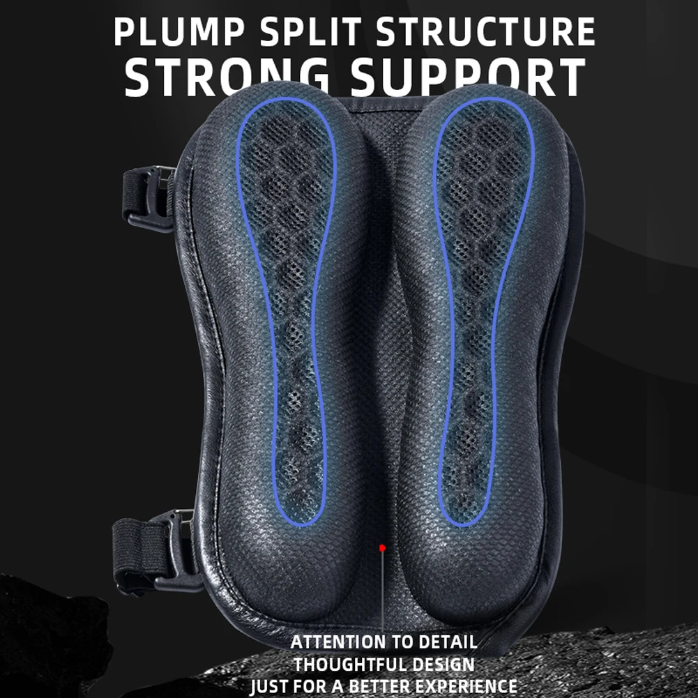 Almofada do assento da motocicleta almofadas de assento traseiro 3d sopro almofada de ar à prova de choque respirável moto sela almofada recuperação lenta memória gel almofada