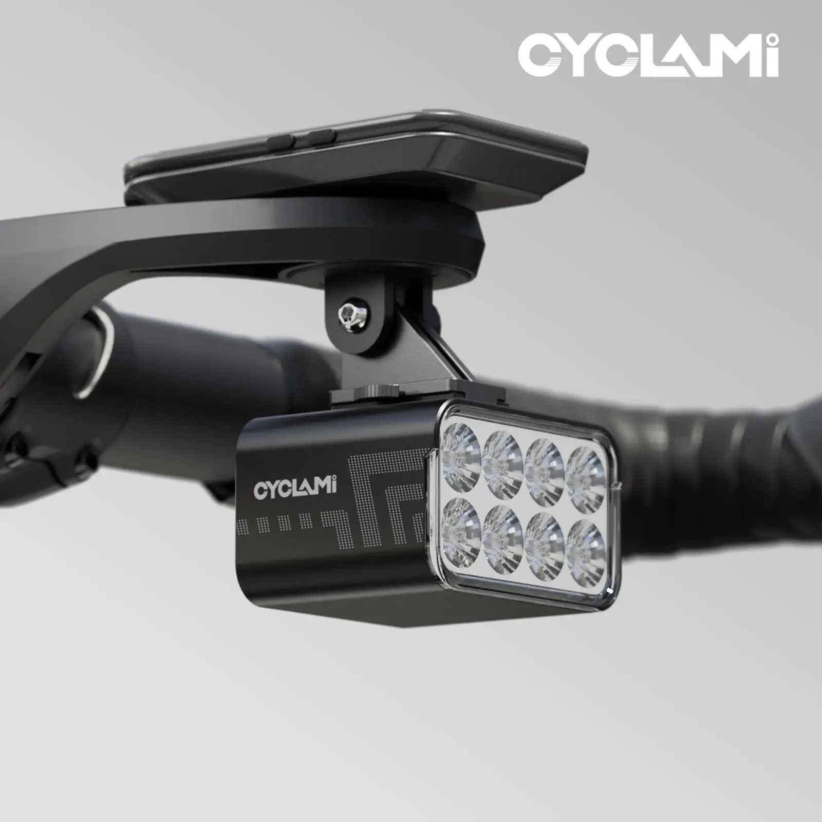 

Беспроводная дистанционная подъемная велосипедная фара, 1800 люмен, подъемная передняя фара, алюминиевый сплав CYCLAMI CYC1800 для дорожного MTB Mountain