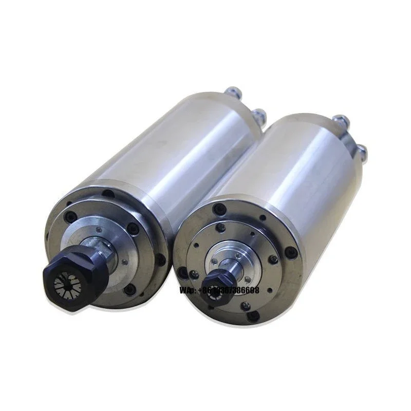 Router Parts 2.2kw 220V 24000rpm 80mm Dia Water-cooled Spindle Motor for Woodworking Cutting