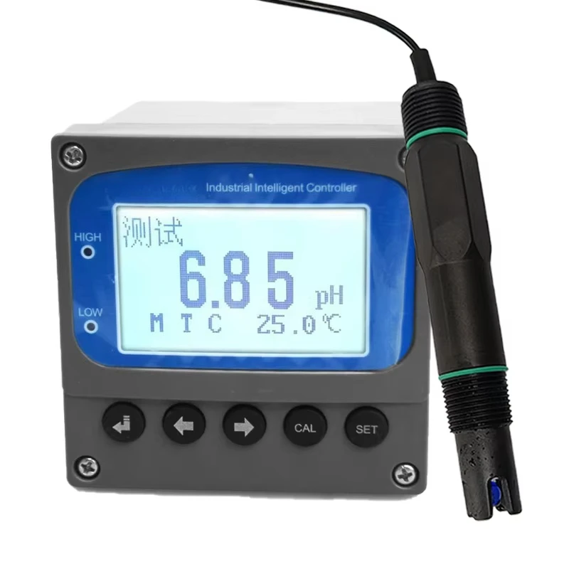 جهاز قياس الحموضة الرقمي للتحكم في درجة الحموضة الصناعية في الخط مع مستشعر تعديل درجة الحموضة التلقائي لأنظمة معالجة مياه الصرف الصحي #1