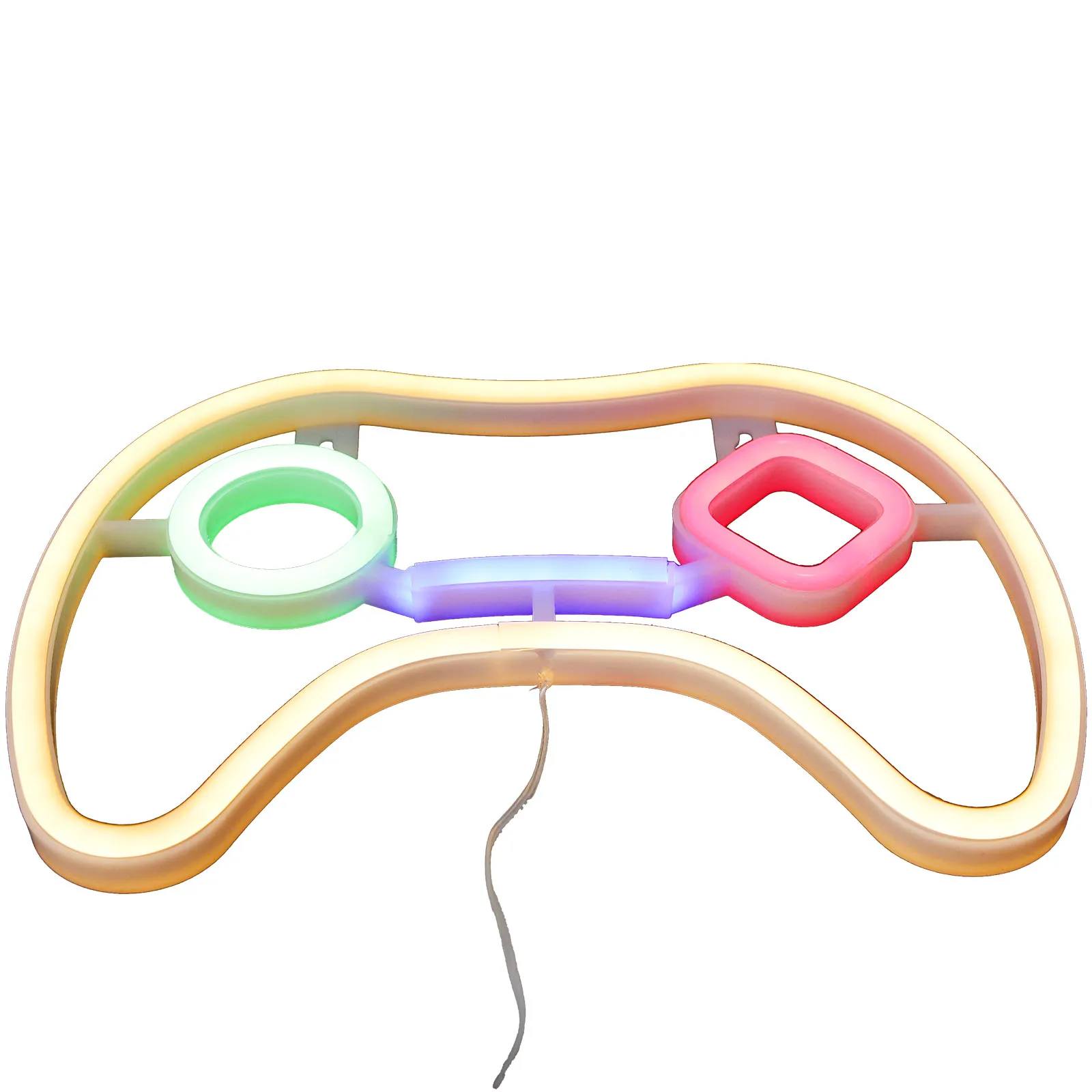 

LED Modeling Lamp Neon Sign Warm Yellow USB Powered Gaming Controller Decor Room Wall Atmosphere Light