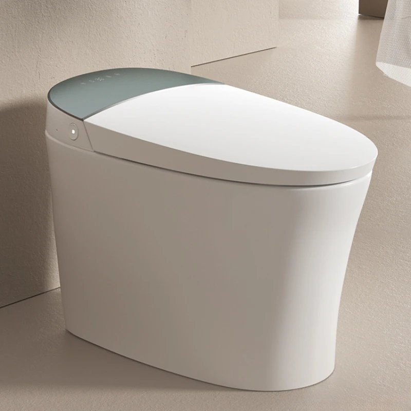 Intelligent toilet, household foam shield, foot feel, full-automatic flip, no water pressure restriction, integrated toilet