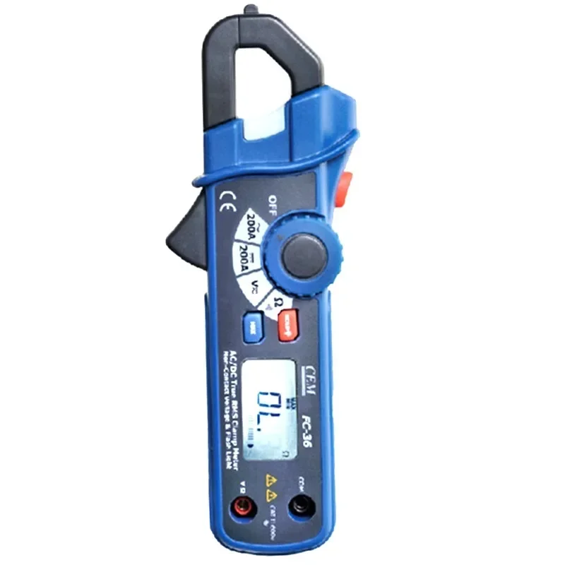 

FC-33/35/36 AC/DC Clamp Type Handheld Manual Non-contact Digital Display AC Voltage and Current Clamp Type Meter