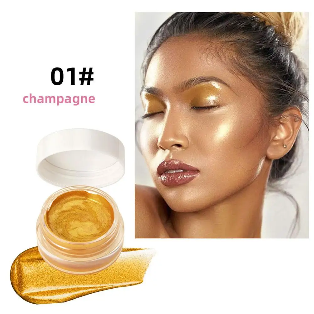 Qibest-Surligneur à paillettes fines, diamant nacré, visage couché, éclaircir le maquillage, miroitant, surbrillance, contour, ver à soie, corps, yeux, D6s0