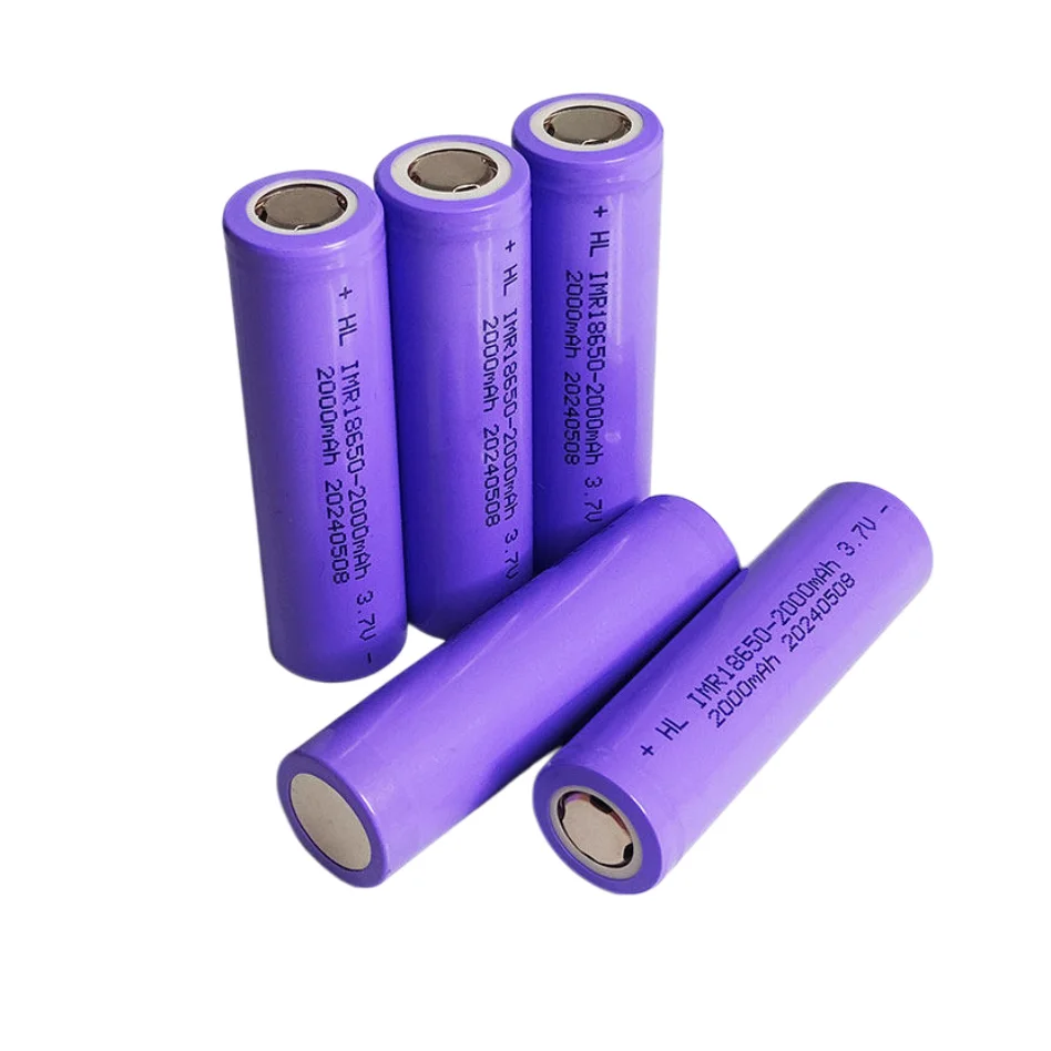 18650 3.7V 2000mAh Lithium-Ion high capacity Battery for Strong light flashlight led desk lamp radio fan flat point head